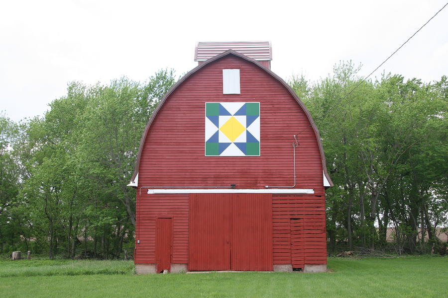 Iowa Barn Quilt Painting Photograph by Amelia Painter