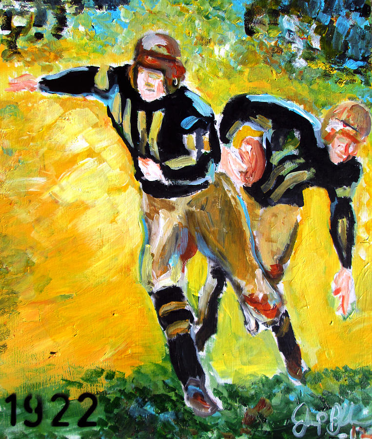 Iowa Hawkeyes 1922 Painting by Jon Baldwin Art | Fine Art America