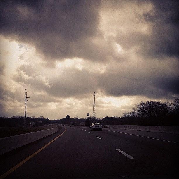 Clouds Photograph - #iphone #eastbound #tennessee #driving by S Smithee