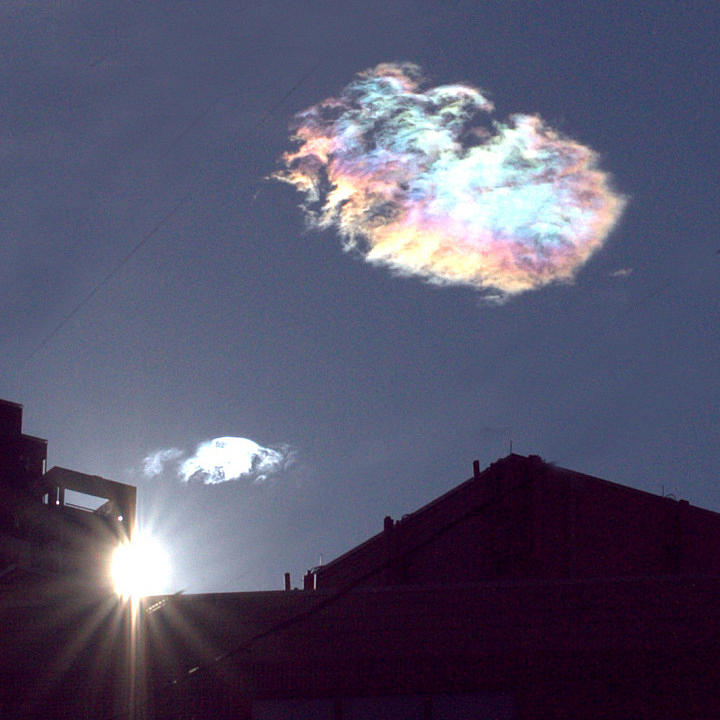Iridescent Cloud Photograph by Farol Tomson