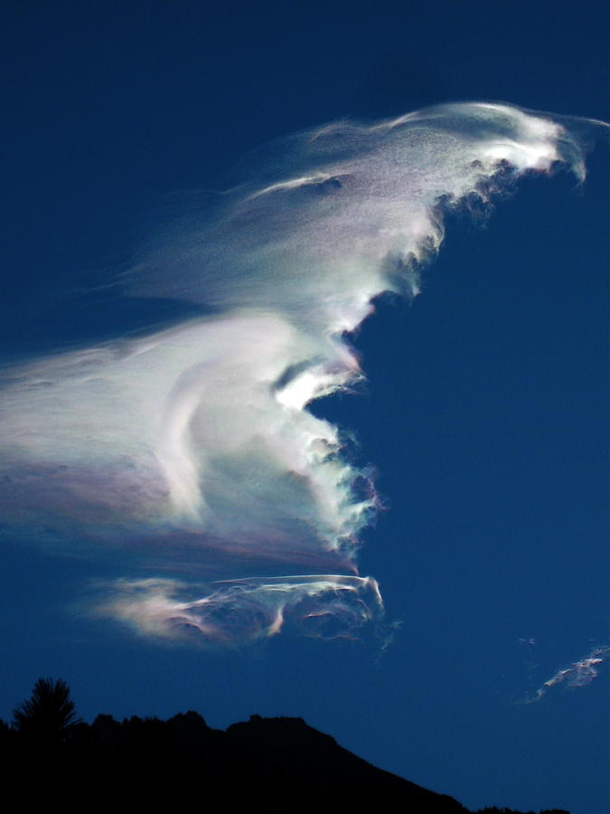 Iridescent Cloud Wave Photograph by Amelia Racca
