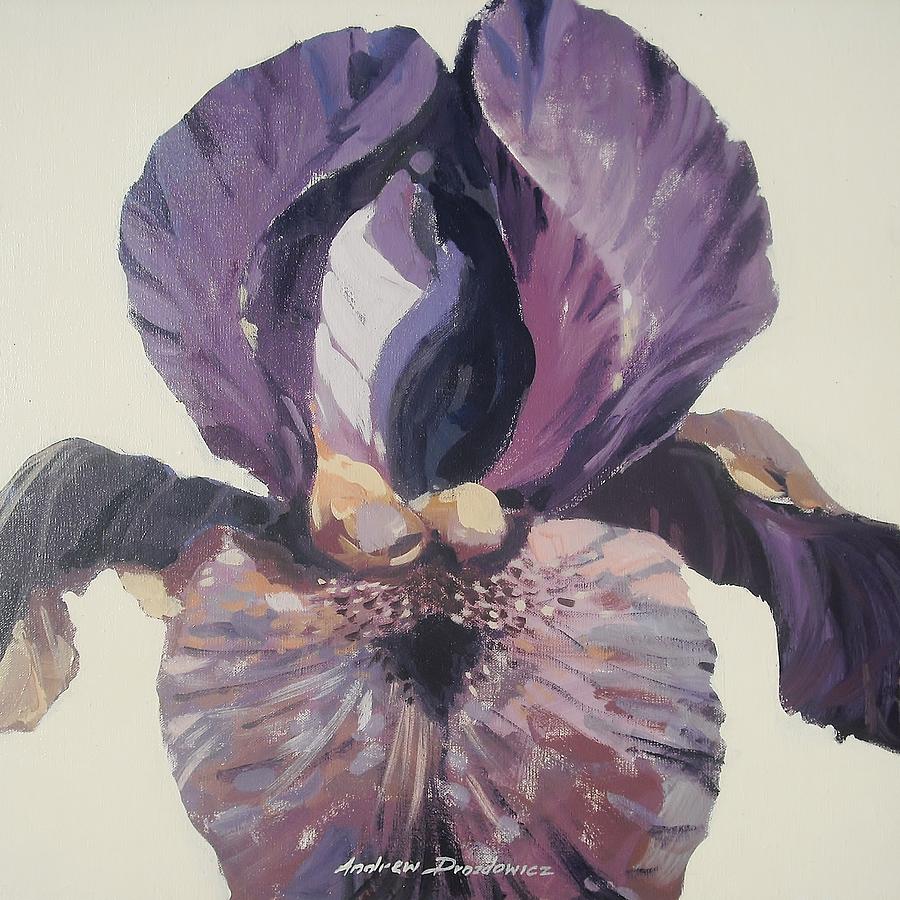 Iris 1 Painting by Andrew Drozdowicz