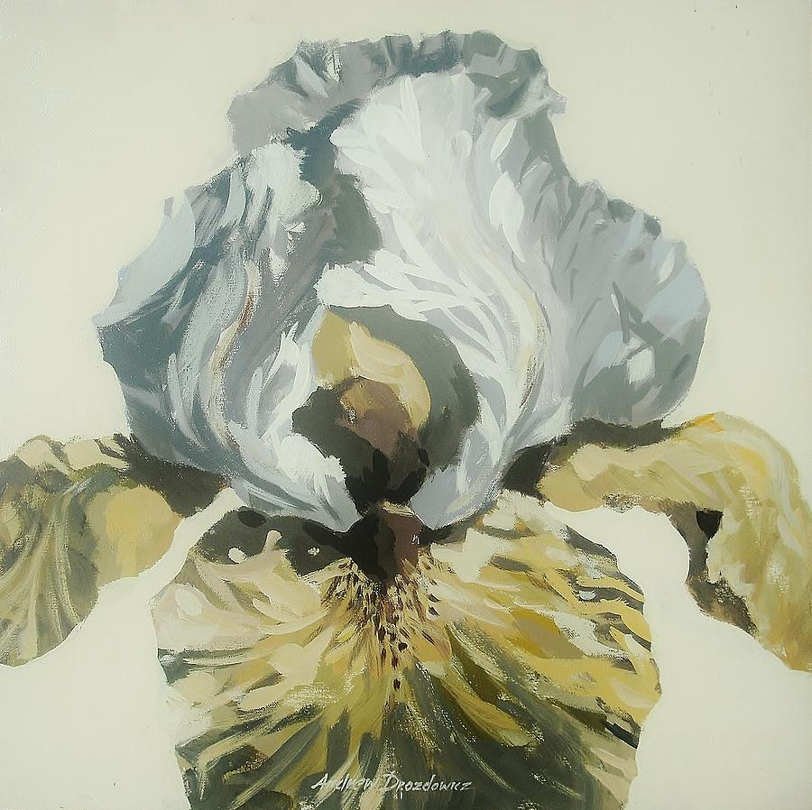 Iris 3 Painting by Andrew Drozdowicz