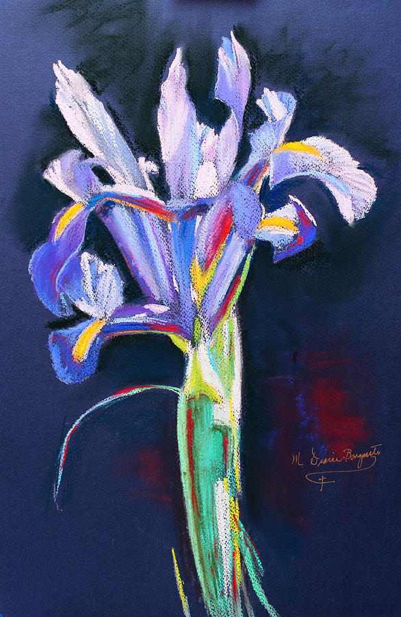 Iris Painting by M Diane Bonaparte
