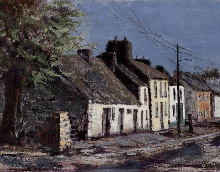Irish Cottages Painting by Joyce Snyder