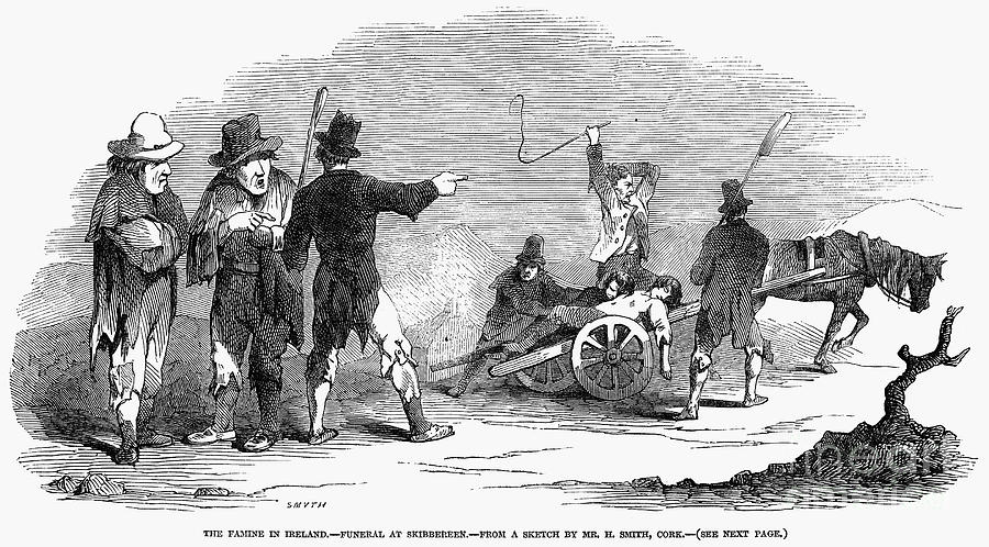 Irish Potato Famine, 1847 Photograph by Granger