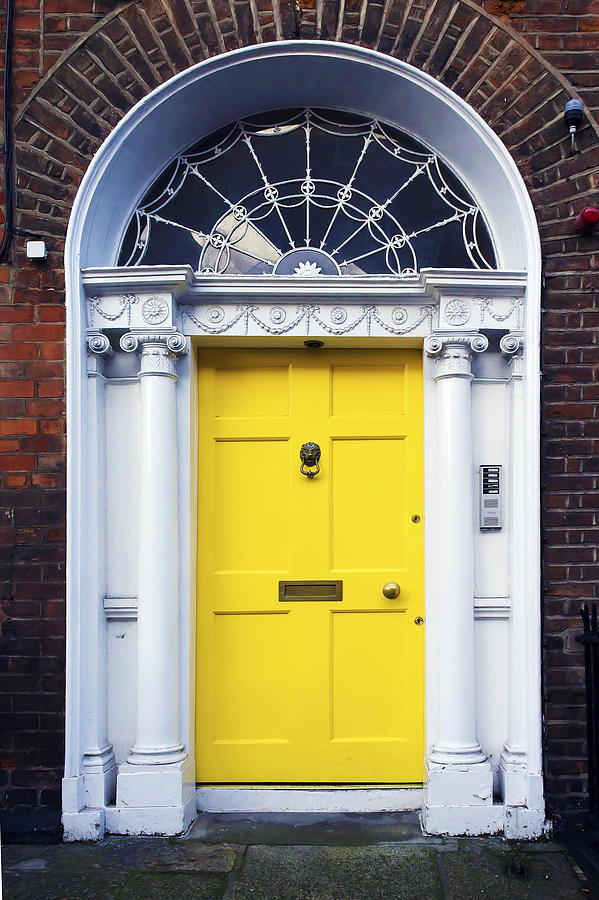 Irish Yellow Door Photograph by Artistic Photos
