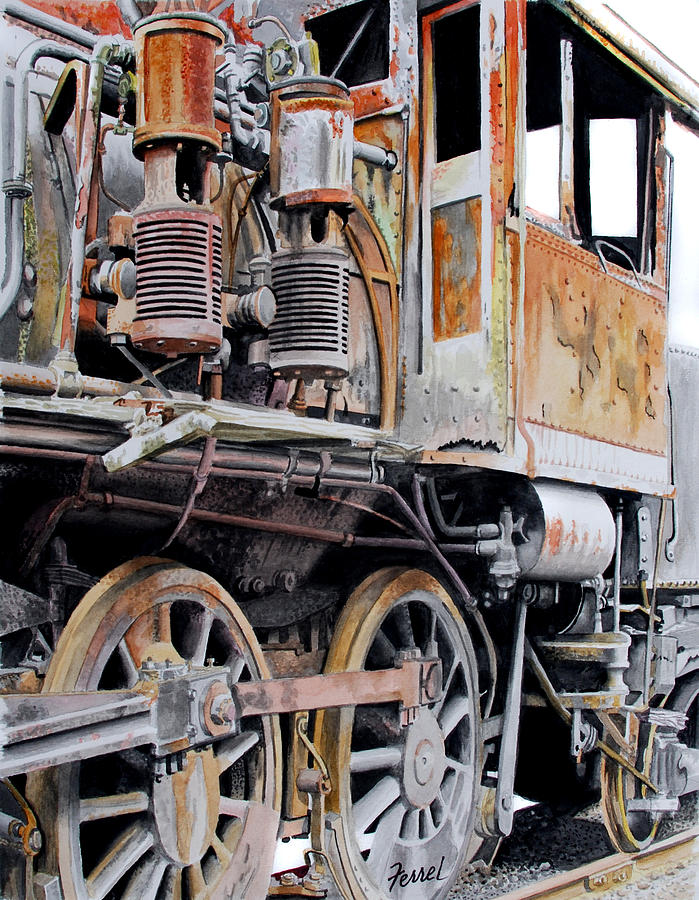 Train Painting - Iron Deficiency by Ferrel Cordle