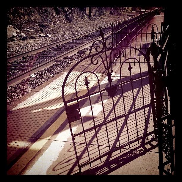 Train Photograph - Iron by Michelle White