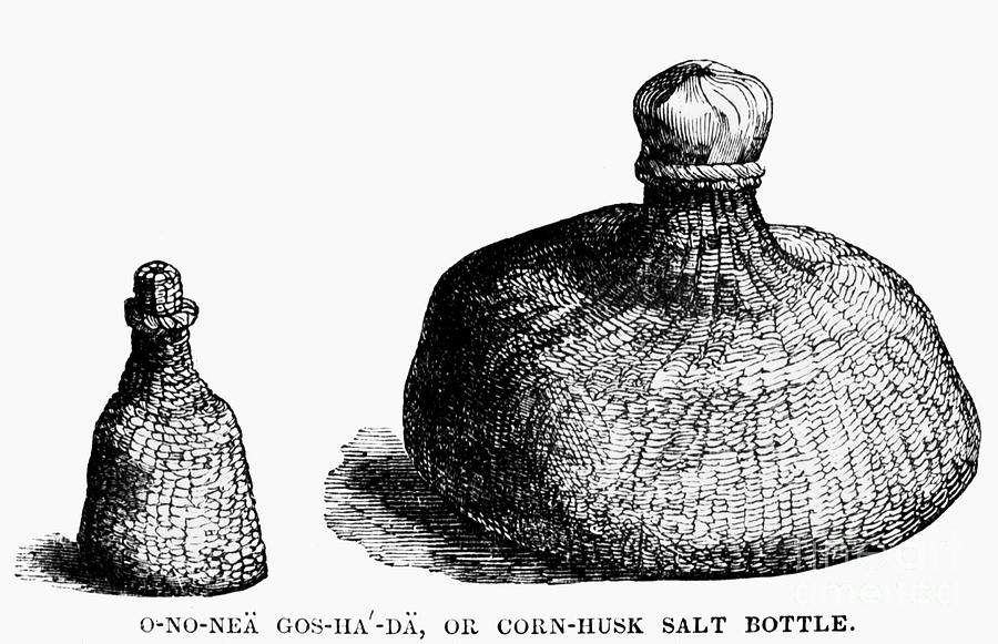 Iroquois Salt Bottles Photograph by Granger