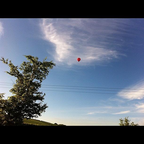 Tree Photograph - Is It A Bird Is It A Plane? #balloon by Kevin Ball