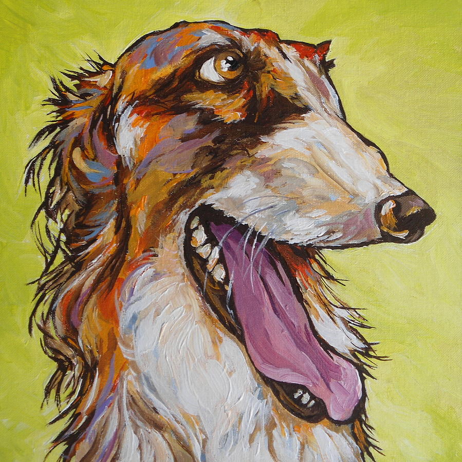Is That a Treat? Painting by Sandy Tracey