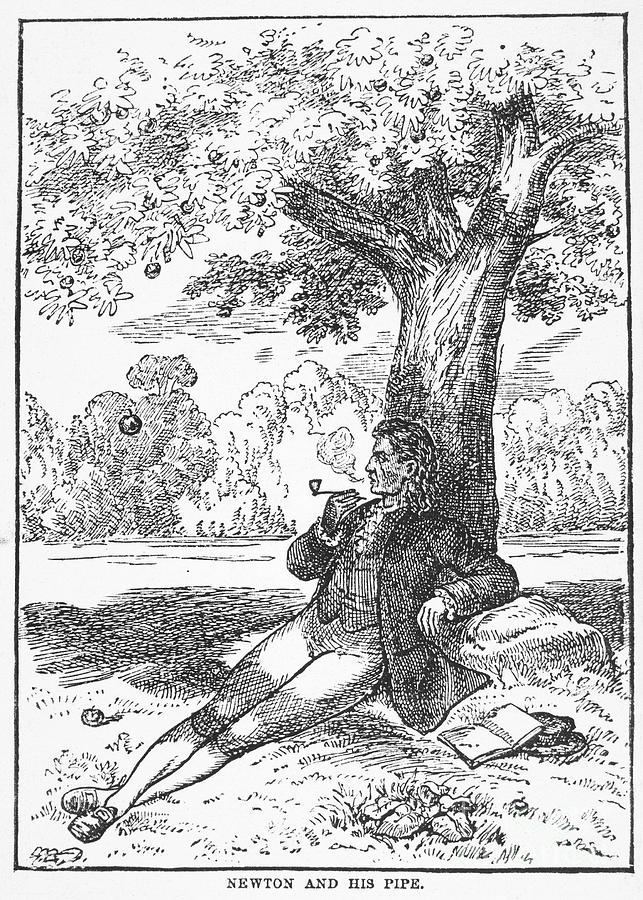 Isaac Newton Portrait stock vector. Illustration of mechanics - 125361538