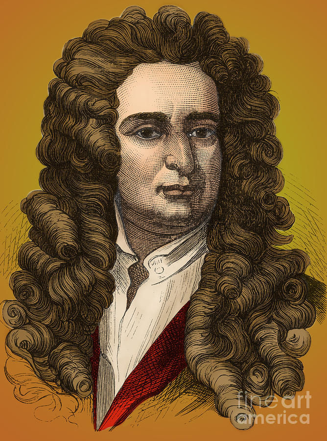 Isaac Newton, English Polymath Photograph by Photo Researchers