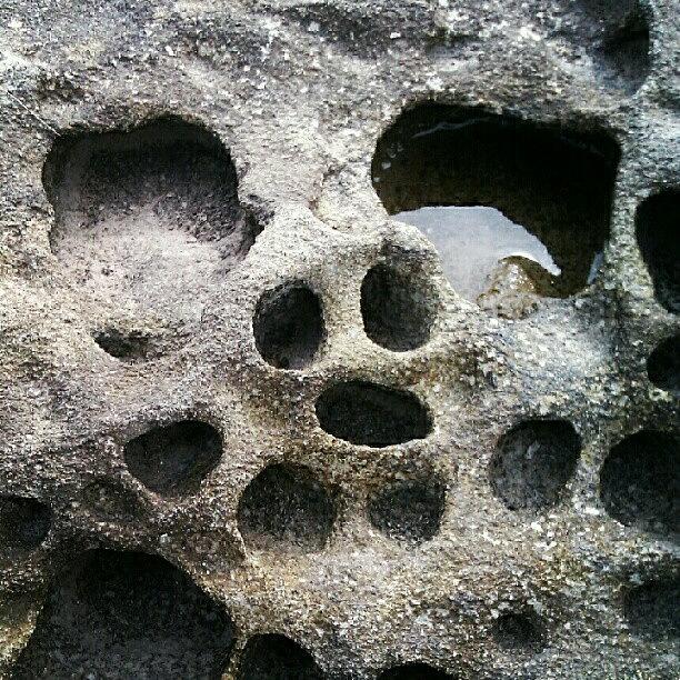 Abstract Photograph - #iseefaces #seawall #westonsupermare by Kevin Zoller