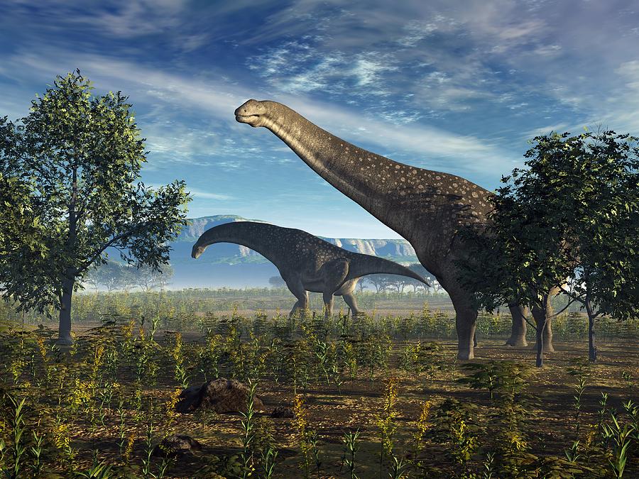 Isisaurus Dinosaurs, Artwork Photograph by Walter Myers - Fine Art America