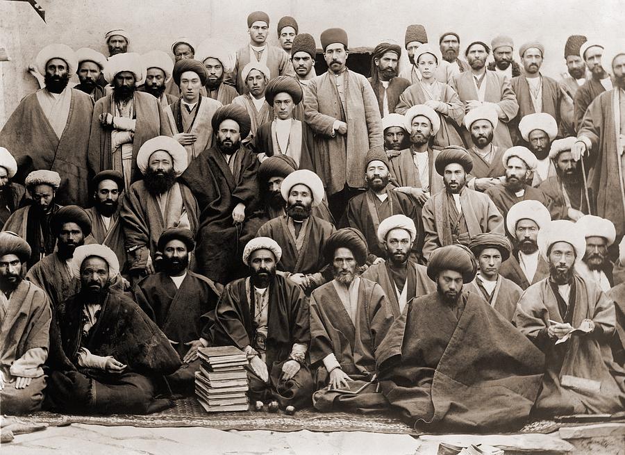 History Photograph - Islamic Clerics Is Persia, Ca. 1910 by Everett