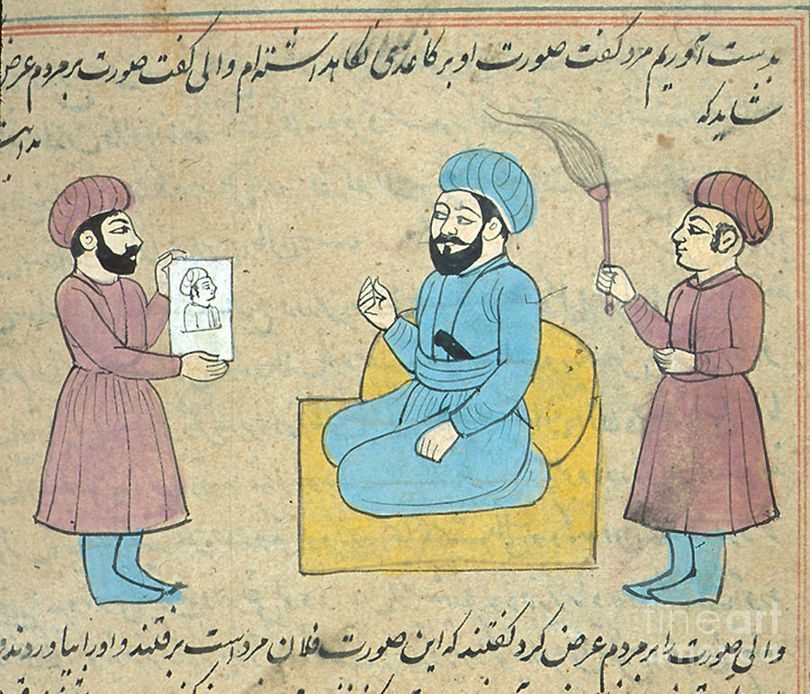 Islamic Men, 17th Century Photograph by Photo Researchers