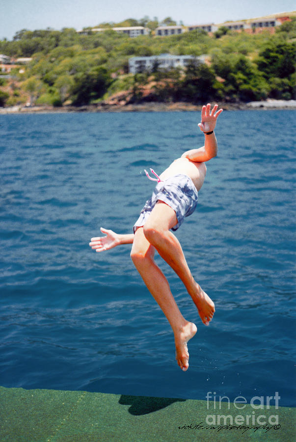 Island Hopping Boy Photograph by Vicki Ferrari