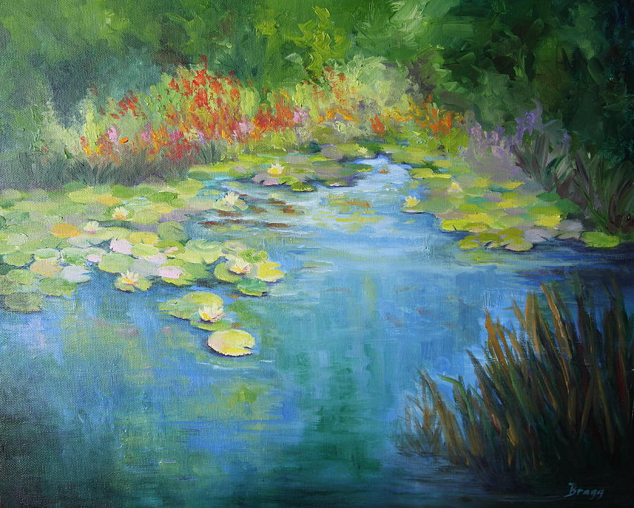 Island Pond Painting by Becky Bragg - Fine Art America