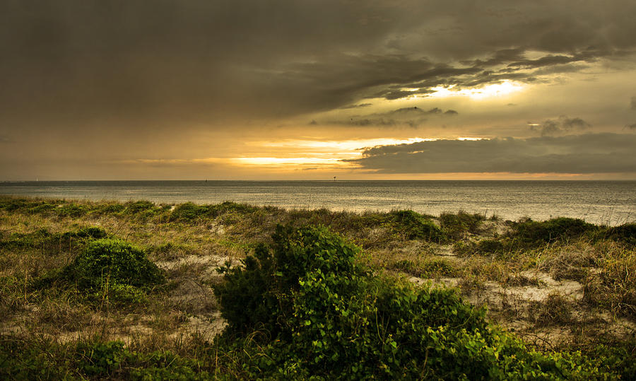 Sunset Photograph - Island Storm Sunset by Betsy Knapp