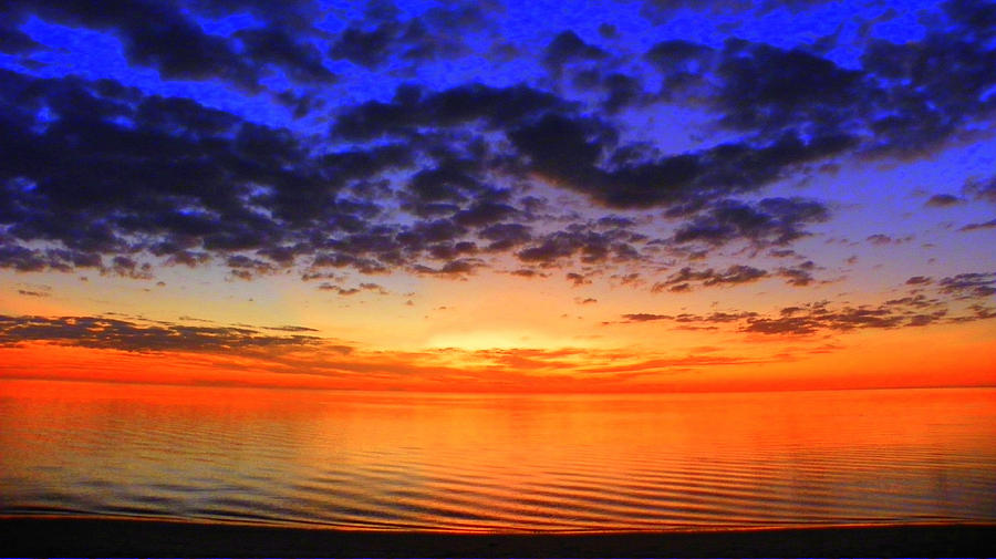 Paradise Photograph - Island Sunset in November by Sheri McLeroy