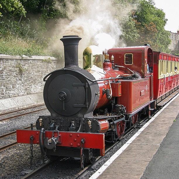 Engine Photograph - Isle Of Man Steam Railway No 10 g H by Dave Lee