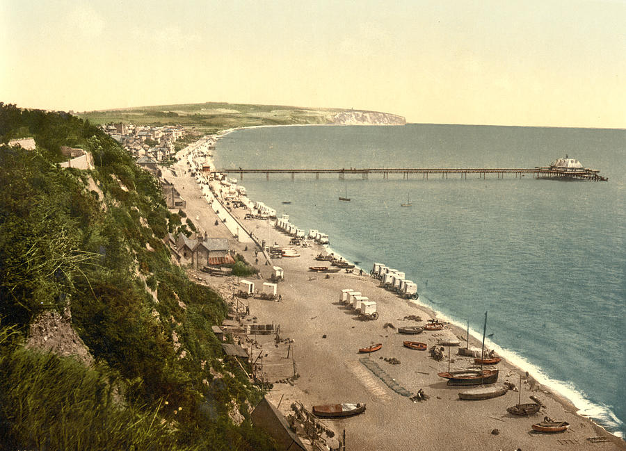 Isle of Wight - Sandown Bay - England - ca 1900 Photograph by International  Images