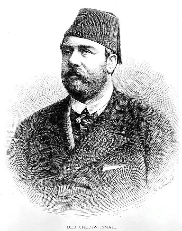 Portrait Photograph - Ismail Pasha (1830-1895) by Granger