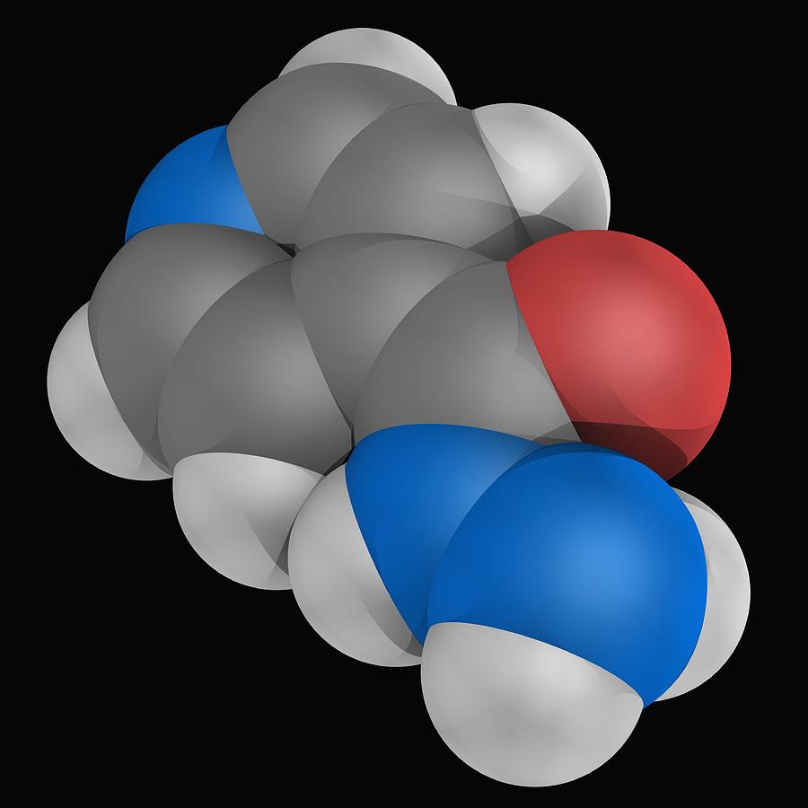 Isoniazid Drug Molecule Photograph by Laguna Design