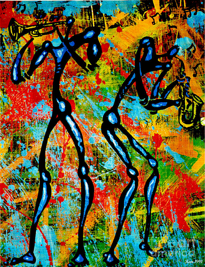 Jazz Painting - It a jazz thing by Kevin McDowell