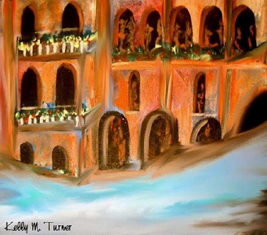 italian Palazzo Painting by Kelly M Turner