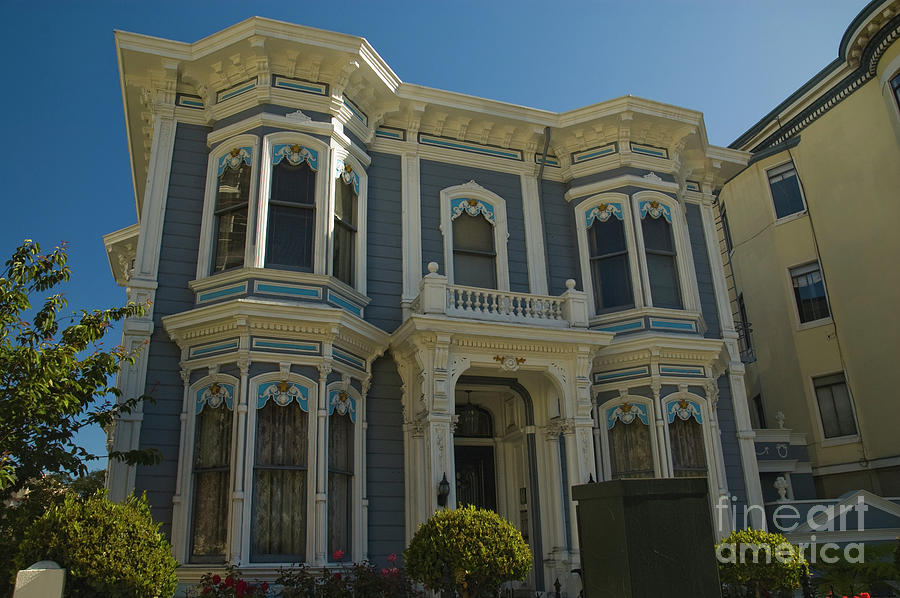 San Francisco Photograph - Italianate Victorian Home by Tim Mulina