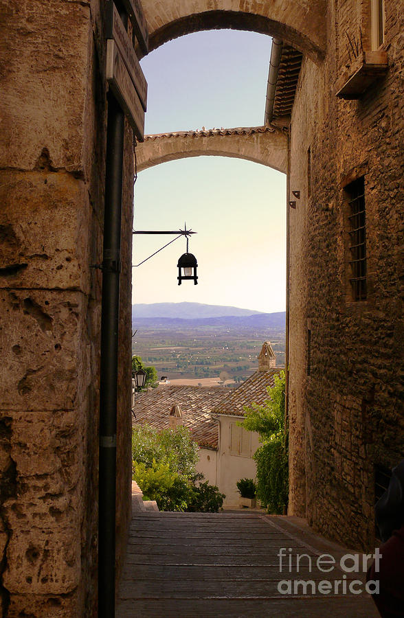 Italy Alley View Photograph by Jeanne  Woods