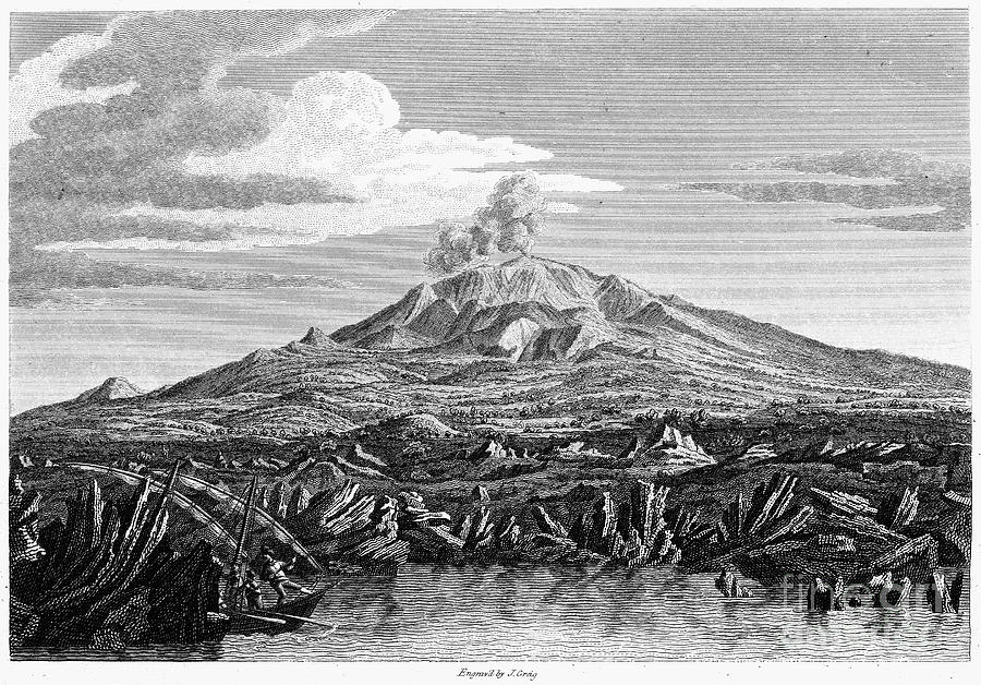 Italy: Mount Etna, 1810 Photograph by Granger