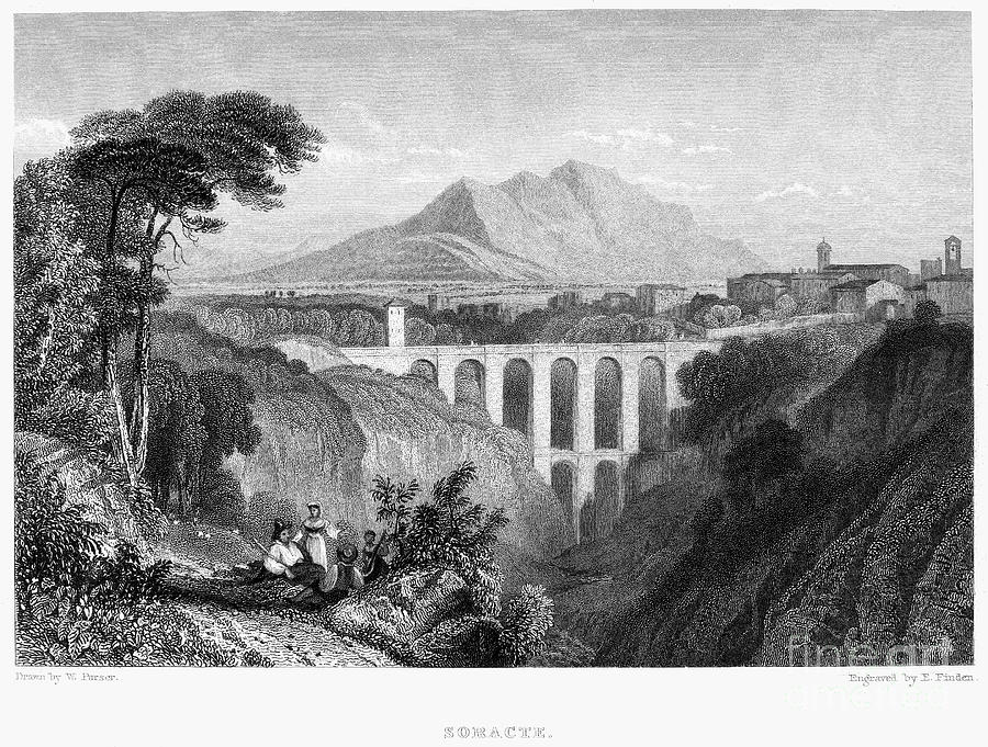 Italy: Soracte, 1832 Photograph by Granger