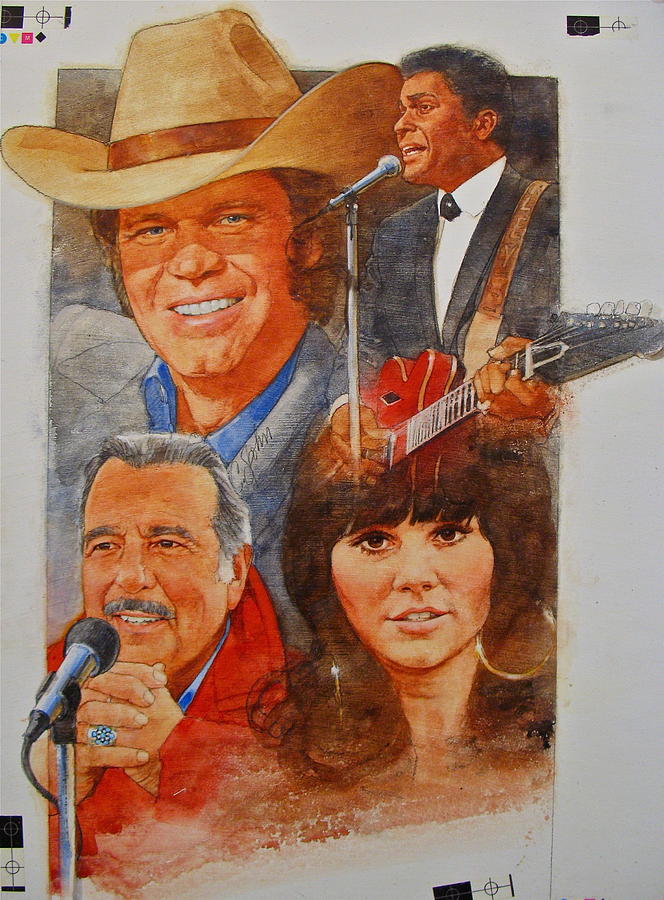 Music Painting - Its Country - 6 by Cliff Spohn