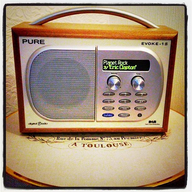 Planetrock Photograph - Its Just Me, My New Dab Radio & by Stephanie Redmond