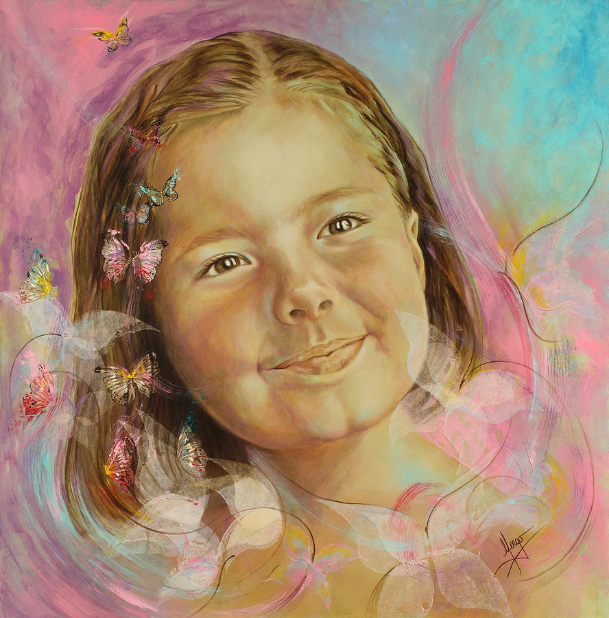Ivanas portrait Painting by Karina Llergo