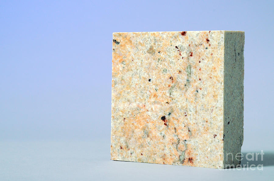 Ivory Brown Granite Photograph by Photo Researchers, Inc.