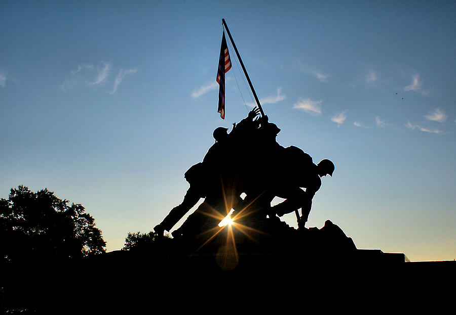 Washington D.c. Photograph - Iwo Jima Marine Corps Memorial by Matthew Winn