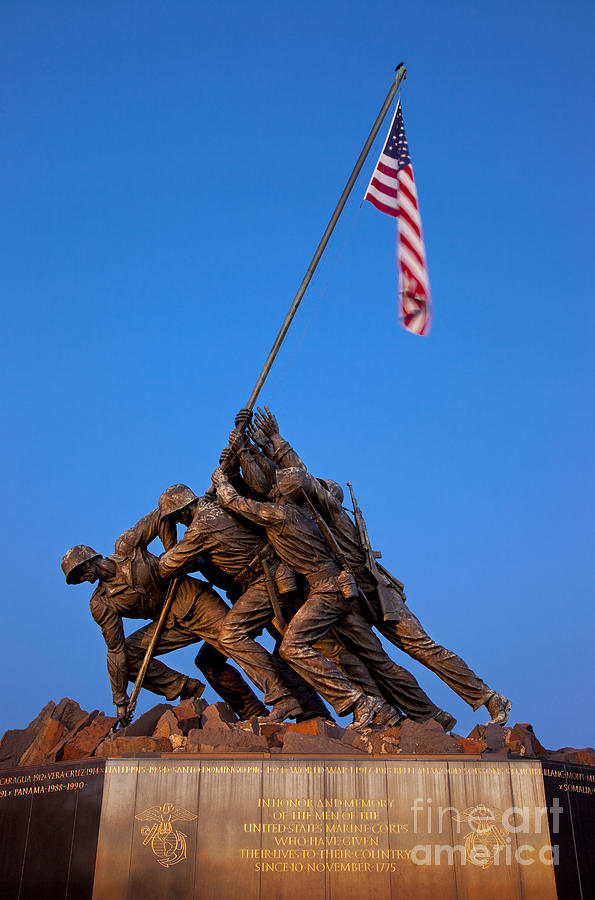 Iwo Jima Memorial Photograph by Brian Jannsen