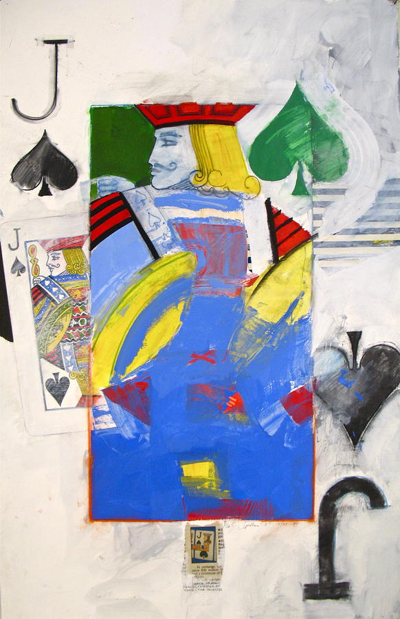Jack of Spades 7-52 Painting by Cliff Spohn