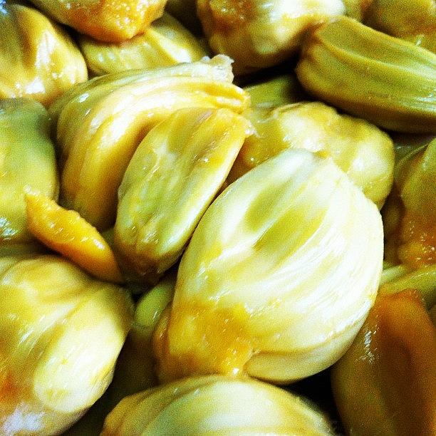 Fruit Photograph - #jackfruit #fruit #yellow #food #brunei by Aliya Zin