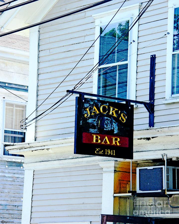 Jacks Bar Warren Rhode Island Digital Art