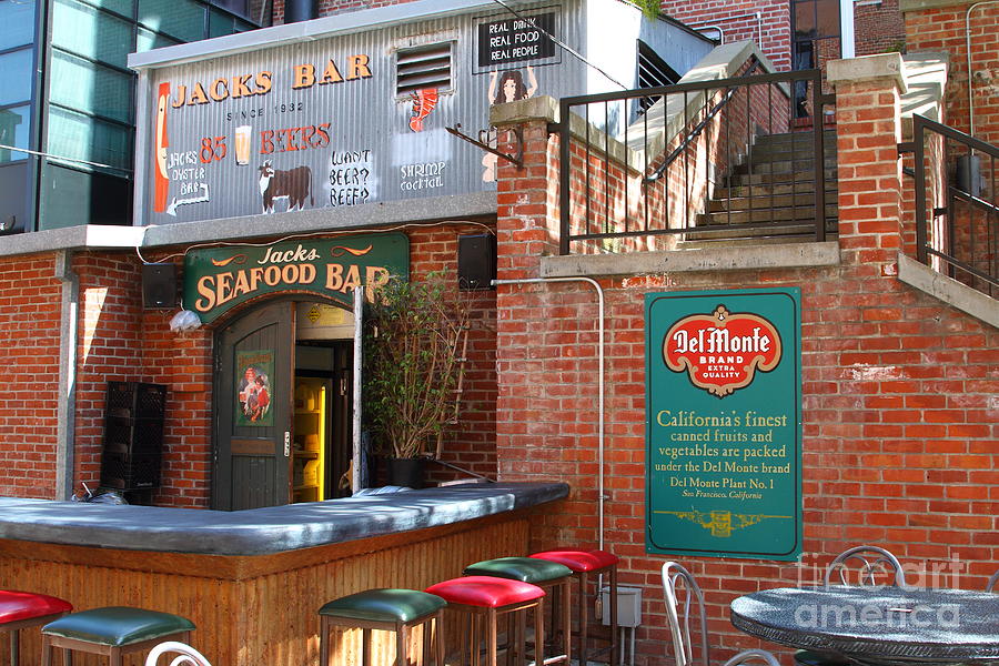 Jacks Seafood Bar At Fishermans Wharf . San Francisco California . 7D14183 Photograph by Wingsdomain Art and Photography