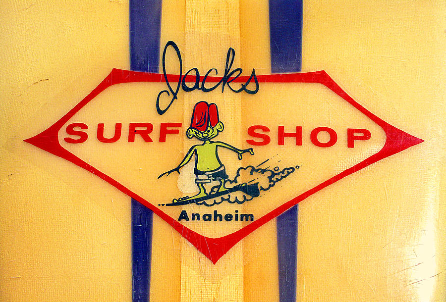 Anaheim Photograph - Jacks Surf Shop by Ron Regalado