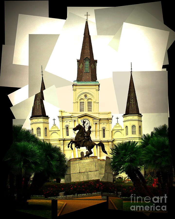 Andrew Jackson Photograph - Jackson Square Style 2 by Perry Webster