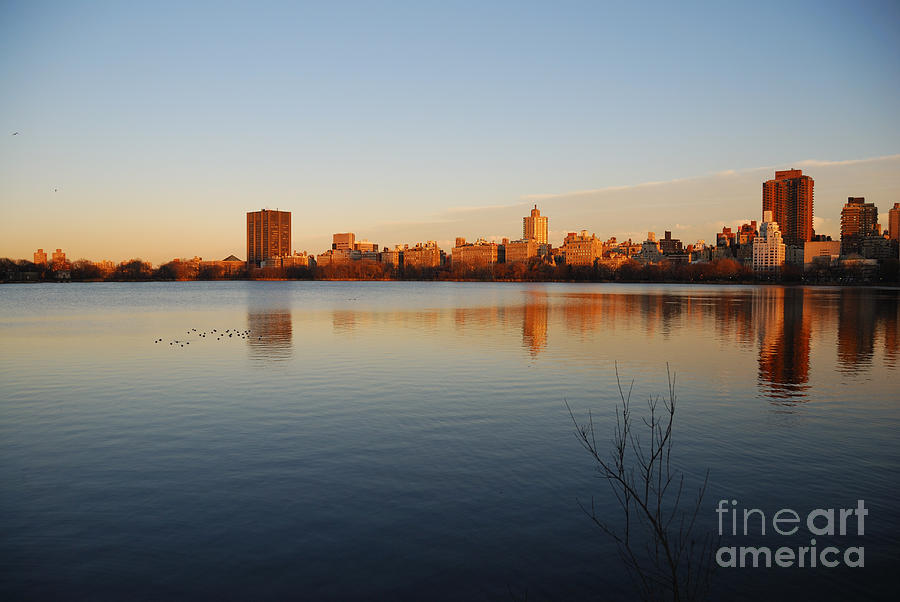 New York Photograph - Jacqueline Kenedy Onassis Reservoir by Alan Clifford New York Photograph - Jacqueline Kenedy Onassis Reservoir by Alan Clifford