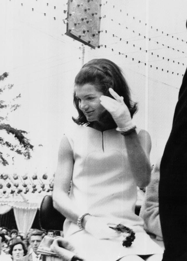 Jacqueline Kennedy, Riding In An Open Photograph by Everett - Pixels